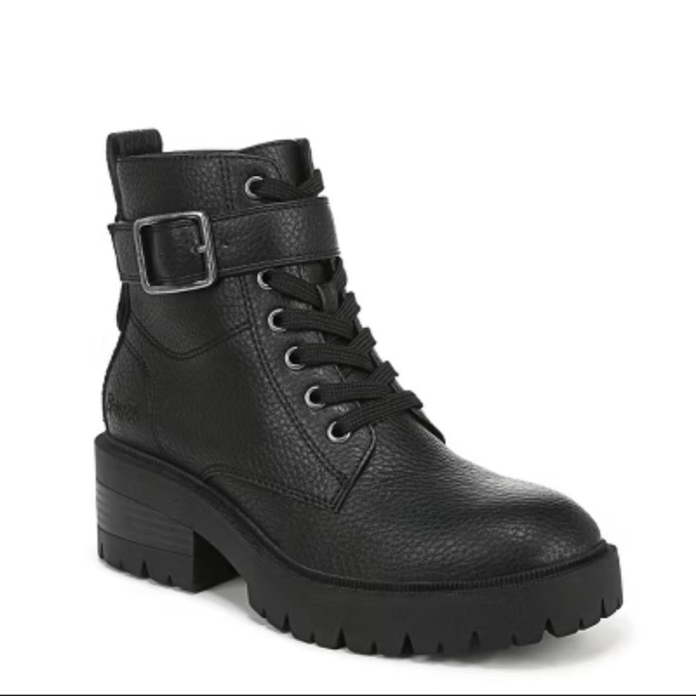 Blowfish Malibu Women's Jagger Lace Up Boot Black NWOT Size 7